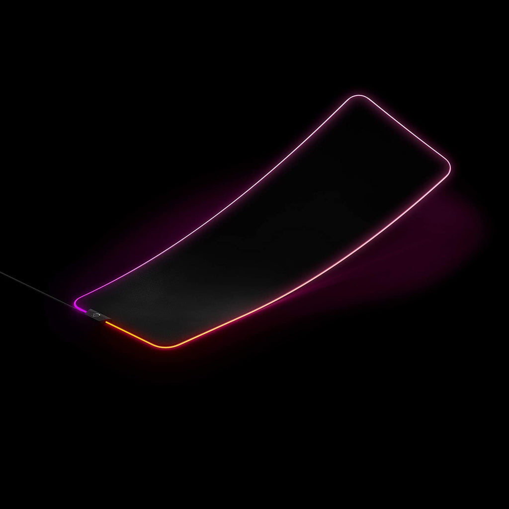 Qck Gaming Mouse Pad - XL RGB Prism Cloth - Sized to Cover Desks