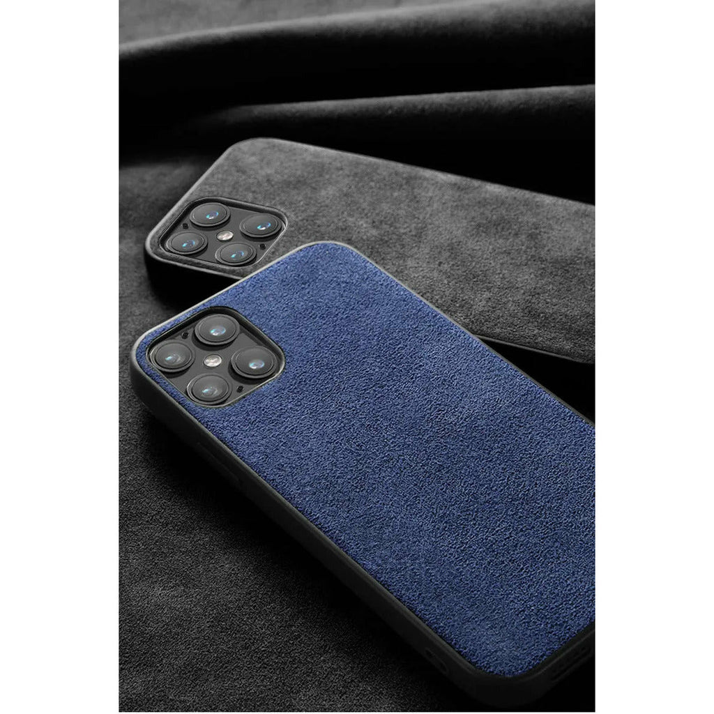 iPhone 14 Anacotte Luxeium premium microfiber suede handcraft iPhone case-0
