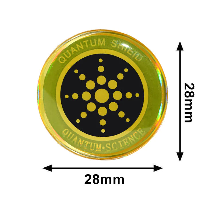 Quantum Anti Radiation Shield 5G EMF Protection - Phones Laptops - 12 Stickers