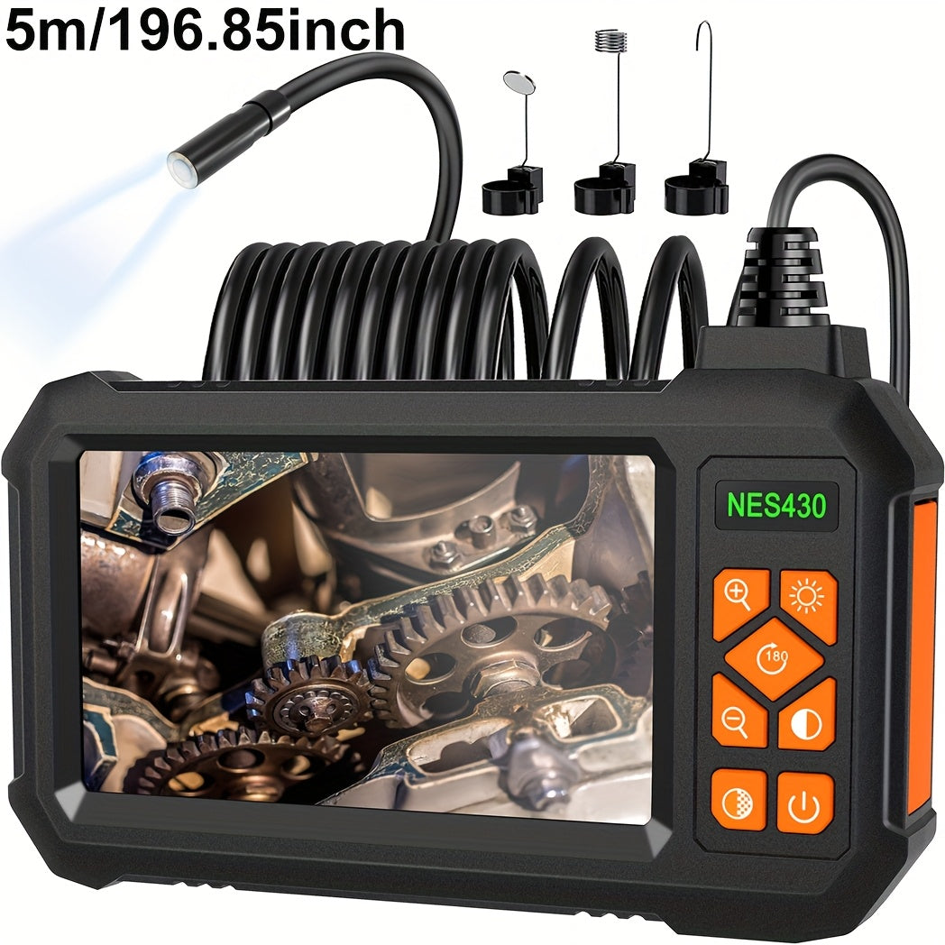 NNETM Borescope Camera with Light & Screen (1080P HD)-1
