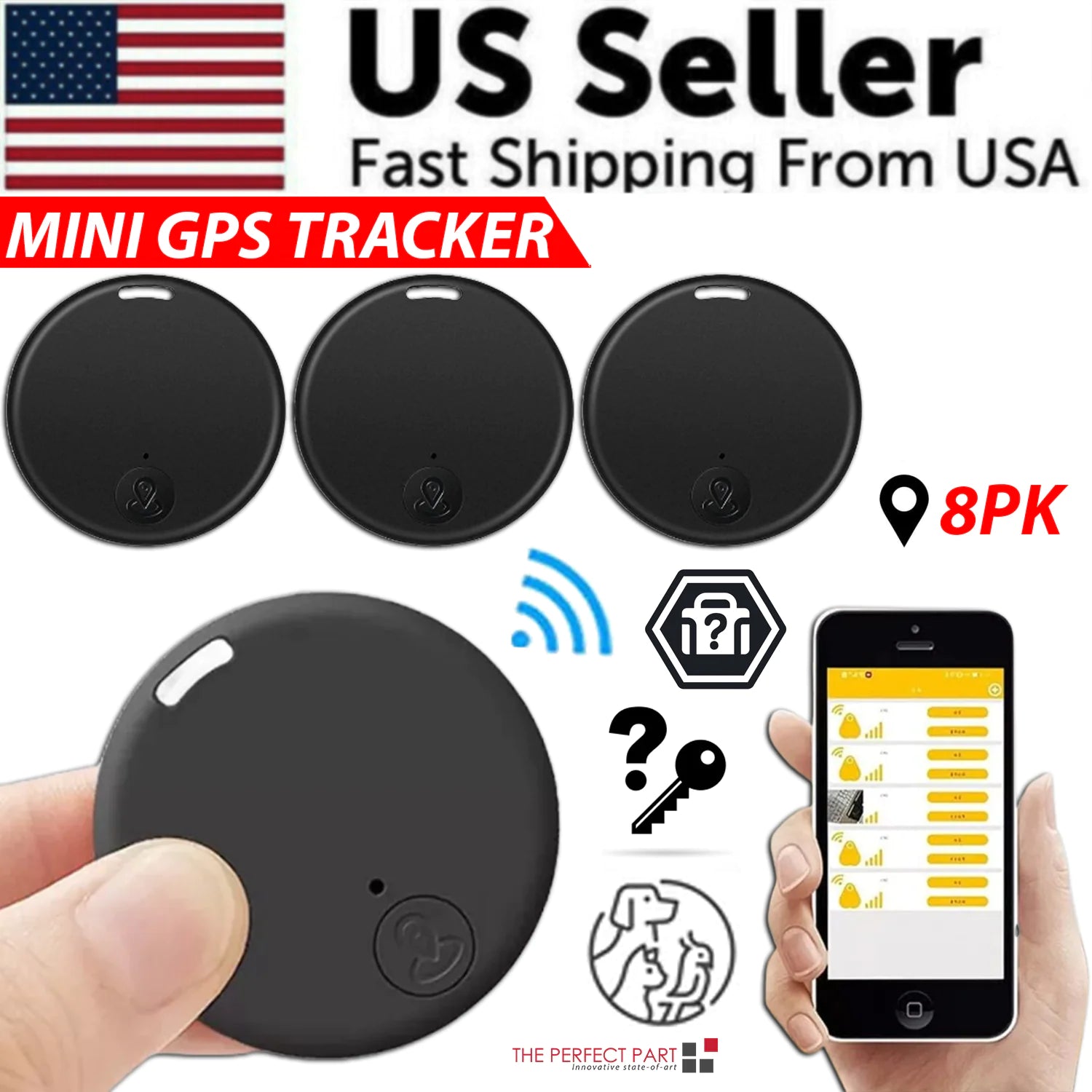 Bluetooth Key Finder Tracker with App Control