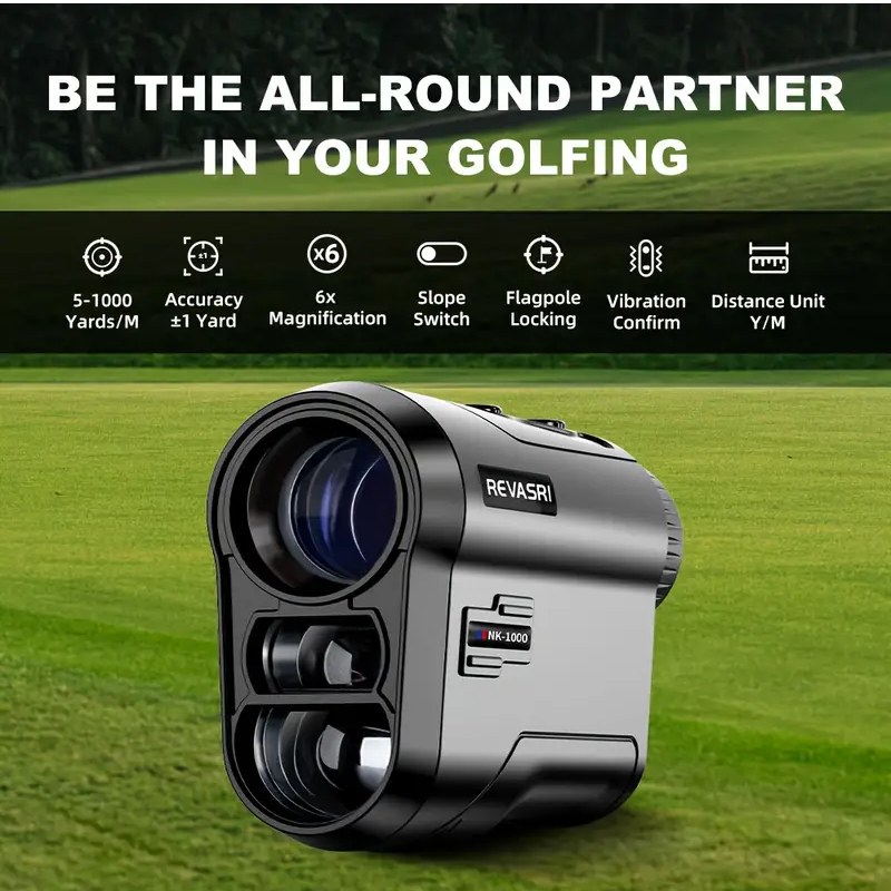 NNETM Golf Rangefinder with Slope & Flag Vibration-3